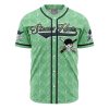 Straw Hats Zoro One Piece AOP Baseball Jersey FRONT Mockup - Anime Jersey Shop