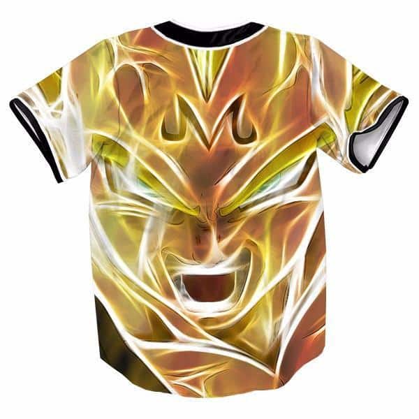 Super Saiyan Majin Vegeta DBZ Streetwear Hip Hop 3D Baseball Jersey Fashion 1 - Anime Jersey Shop