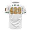 Tegridy Farms Marsh SP AOP Baseball Jersey AOP Baseball Jersey BACK Mockup - Anime Jersey Shop