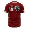 Thanos and Kratos Marvel AOP Baseball Jersey BACK Mockup - Anime Jersey Shop