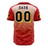 The Incredibles Disney AOP Baseball Jersey BACK Mockup - Anime Jersey Shop