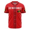 The Incredibles V2 Disney AOP Baseball Jersey FRONT Mockup - Anime Jersey Shop