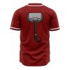 Thor Marvel AOP Baseball Jersey BACK Mockup - Anime Jersey Shop