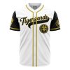 Tigerzords White PR AOP Baseball Jersey AOP Baseball Jersey FRONT Mockup - Anime Jersey Shop