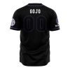 Tokyo Prefectural Gojo Jujutsu Kaisen AOP Baseball Jersey AOP Baseball Jersey BACK Mockup - Anime Jersey Shop