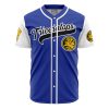 Triceratops Blue PR AOP Baseball Jersey AOP Baseball Jersey FRONT Mockup - Anime Jersey Shop