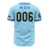 Trippy Abstract Gundam AOP Baseball Jersey BACK Mockup - Anime Jersey Shop