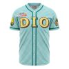 Trippy Auratic Dio Jojos Bizarre Adventure AOP Baseball Jersey FRONT Mockup - Anime Jersey Shop