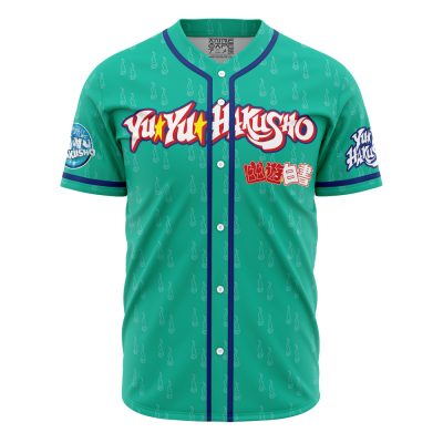Underworld Detective GF AOP Baseball Jersey FRONT Mockup - Anime Jersey Shop