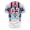 Upper Moons Akaza DS AOP Baseball Jersey AOP Baseball Jersey BACK Mockup - Anime Jersey Shop