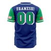 Urameshi GF AOP Baseball Jersey BACK Mockup - Anime Jersey Shop