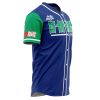 Urameshi GF AOP Baseball Jersey SIDE Mockup - Anime Jersey Shop