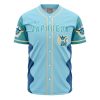 Vaporeon Pokemon AOP Baseball Jersey AOP Baseball Jersey FRONT Mockup - Anime Jersey Shop