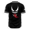 Venom Marvel AOP Baseball Jersey BACK Mockup - Anime Jersey Shop