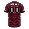 Warlords Mihawk OP AOP Baseball Jersey BACK Mockup - Anime Jersey Shop