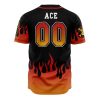 Whitebeard Pirates Ace OP AOP Baseball Jersey BACK Mockup - Anime Jersey Shop