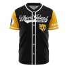 Whore Island Ocelots V2 Archer AOP Baseball Jersey AOP Baseball Jersey FRONT Mockup - Anime Jersey Shop