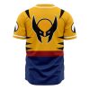 Wolverine Marvel AOP Baseball Jersey BACK Mockup 1 - Anime Jersey Shop