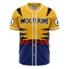 Wolverine Marvel AOP Baseball Jersey FRONT Mockup 1 - Anime Jersey Shop