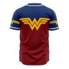 Wonder Woman DC Comics AOP Baseball Jersey BACK Mockup - Anime Jersey Shop
