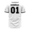 Xemnas Organization XIII KH AOP Baseball Jersey AOP Baseball Jersey BACK Mockup - Anime Jersey Shop