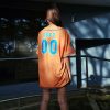 Z Fighters Goku Dragon Ball Z Baseball Jersey Back 1 - Anime Jersey Shop