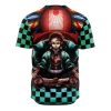 tanjiro Baseball Jersey back - Anime Jersey Shop