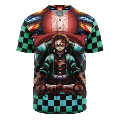 tanjiro Baseball Jersey front - Anime Jersey Shop