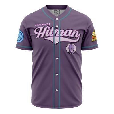 Hit DBZ AOP Baseball Jersey AOP Baseball Jersey FRONT Mockup - Anime Jersey Shop