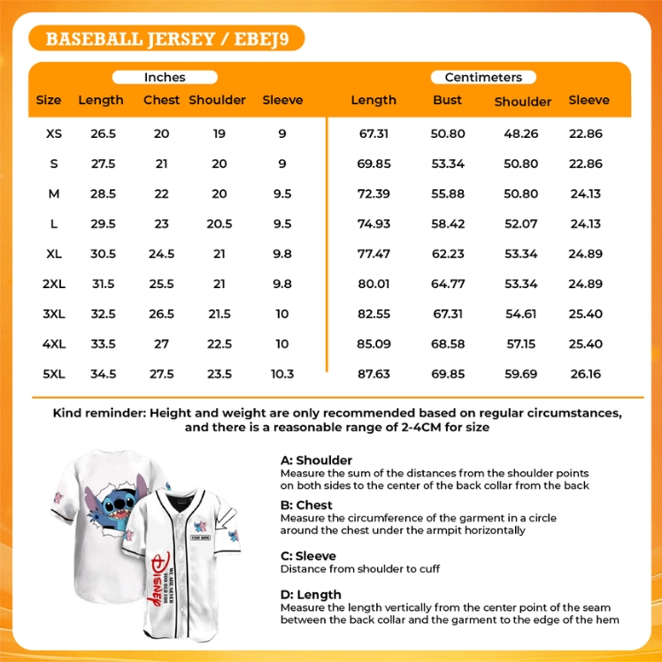 3D Baseball Jersey - Anime Jersey Shop