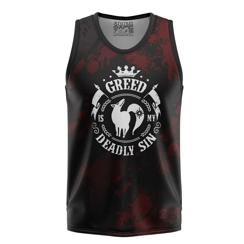 Fox Sin SDS Basketball Jersey FRONT mockup - Anime Jersey Shop